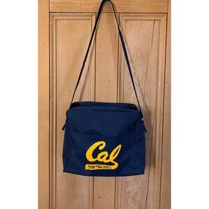 Cal Berkeley Unisex Vintage 90s Bear Treks USA Crossbody Bag Medium Blue SP GDD